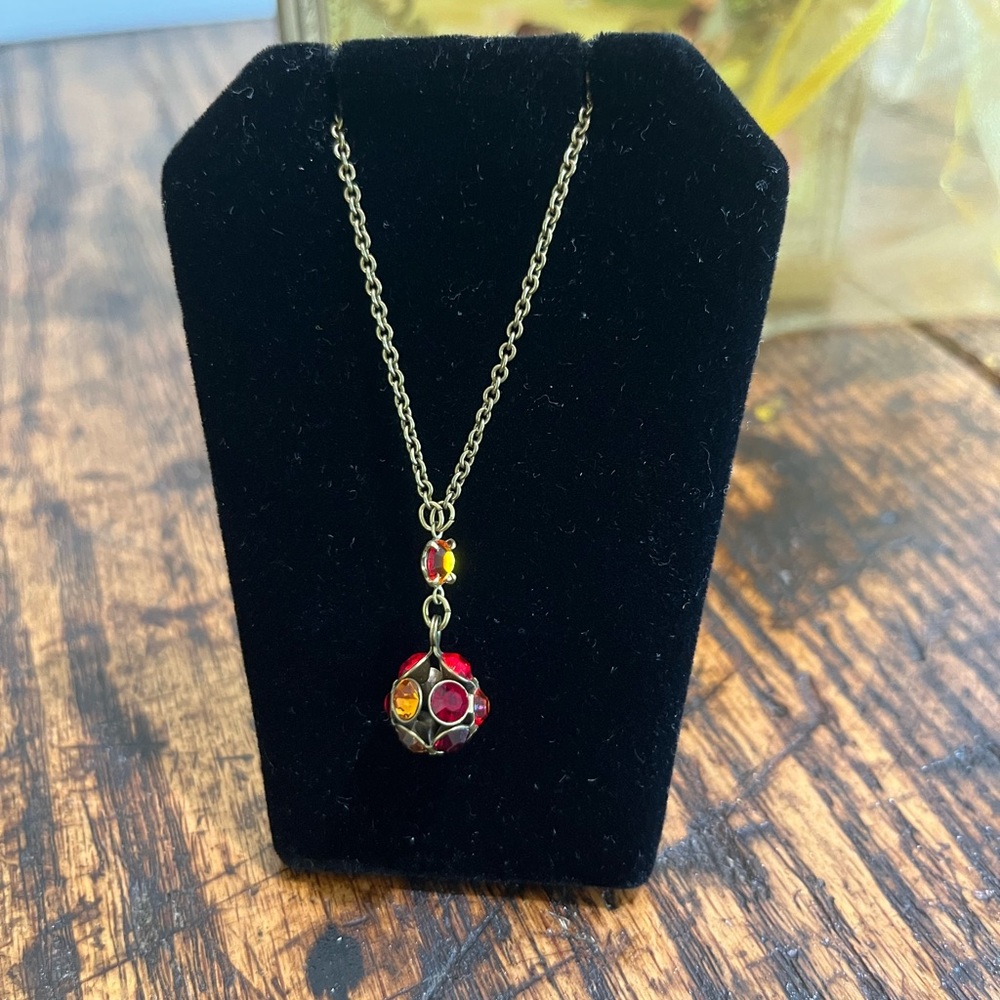 Michal Negrin Crystal Sphere Necklace